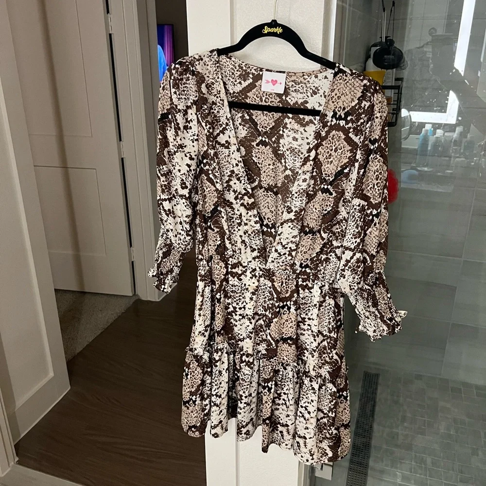 Buddy Love Snake Print Dress - Picture 2 of 3